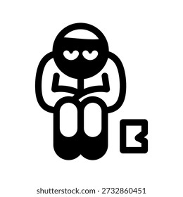 Homeless Icon Vector Symbol Design Illustration