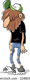 Homeless looking rich influencer guy on social media