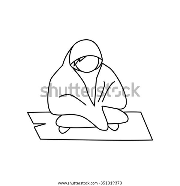 Homeless Person Vector Icon Stock Vector Royalty Free