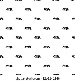 Homeless Tent Camp Pattern Seamless Vector Repeat For Any Web Design