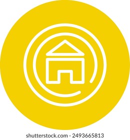 HomeLine Multi Circle Vector Icon Design