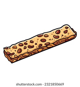 Homemade biscuit design over white
