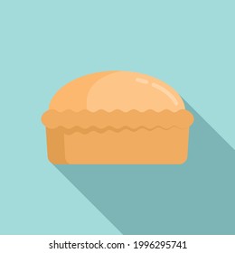 Homemade bread icon. Flat illustration of Homemade bread vector icon for web design