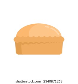 Homemade bread icon. Flat illustration of Homemade bread vector icon for web design isolated