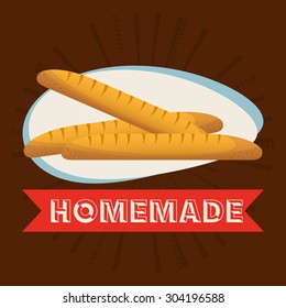 homemade concept design, vector illustration eps10 graphic 