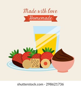 homemade delights design, vector illustration eps10 graphic 