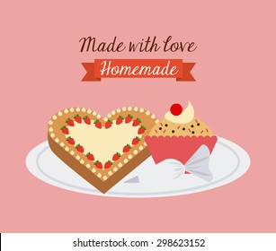 homemade delights design, vector illustration eps10 graphic 