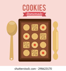 homemade delights design, vector illustration eps10 graphic 