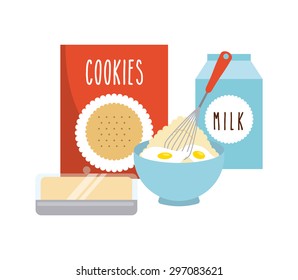 homemade food design, vector illustration eps10 graphic 