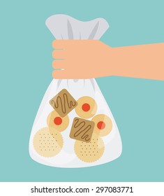 homemade food design, vector illustration eps10 graphic 
