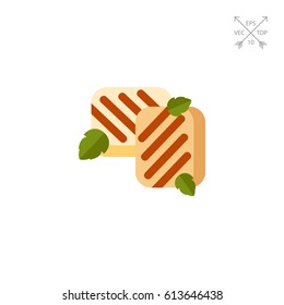 Homemade halloumi icon