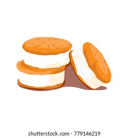  homemade ice cream sandwiches logo