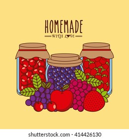 homemade jam design 