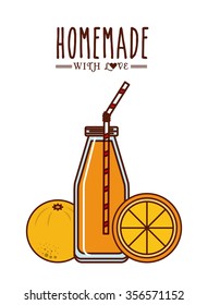 homemade jam design, vector illustration eps10 graphic 