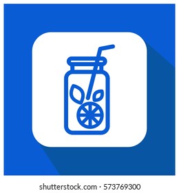 Homemade lemonade vector icon