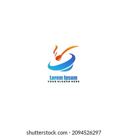 vector de logotipo casero diseño sencillo y elegante 