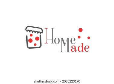 Homemade organic product creative logo concept