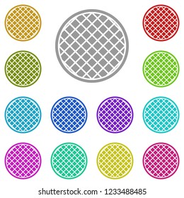 homemade pie icon in multi color. Simple glyph vector of Fast food set for UI and UX, website or mobile application