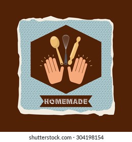 homemade product design, vector illustration eps10 graphic 