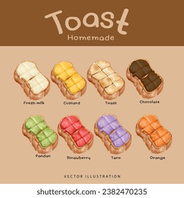 Homemade Toast with a Retro Flair
