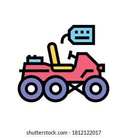 homemade vehicle color icon vector. homemade vehicle sign. isolated symbol illustration