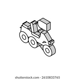 homemade vehicle isometric icon vector. homemade vehicle sign. isolated symbol illustration