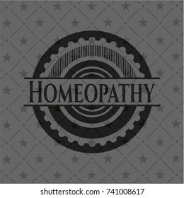 Homeopathy dark emblem