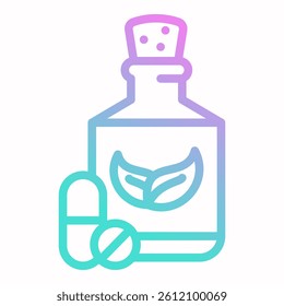 Homeopathy Icon Element For Design
