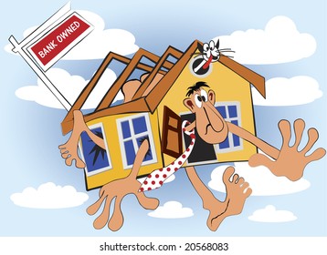 Homeowner become crazy because could not make next payment for mortgage. Now the home is for sale