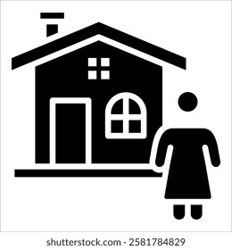Homeowner Icon Element For Design