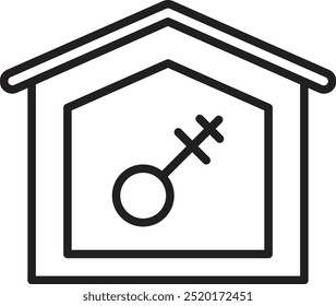 Homeownership icon design for personal commercial use