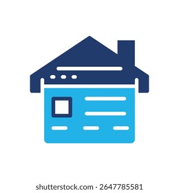 homepage ícone colorido símbolo vetor design bom para web ou aplicativo móvel