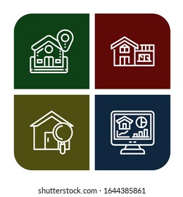 homepage icon set. Collection of Home, House icons