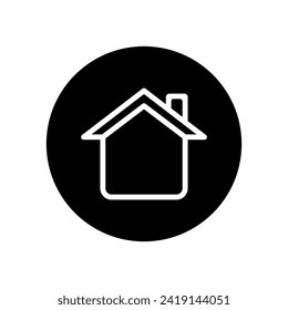 Homepage icon vector. House illustration sign. Home symbol. Building logo.