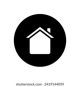 Homepage icon vector. House illustration sign. Home symbol. Building logo.