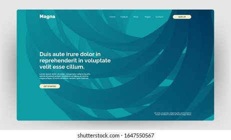 Homepage, landing page background. Abstract liquid, fluid shapes composition. 3D effect with blend gradient. 