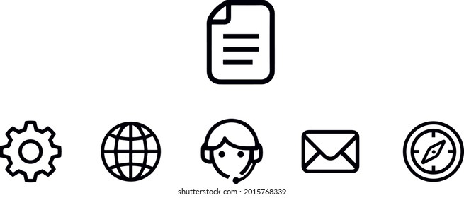 Homepage outline  Icons vector design 