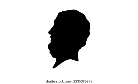 Homer silhouette, high quality vector