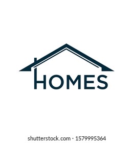 Homes Logo Illustration Icon Symbol Home Stock Vector (Royalty Free ...