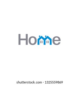 homes logos design letter simple.eps