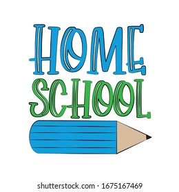 Texto de HomeSchool con lápiz
Bueno para el diseño web, afiche, banner, impresión textil.