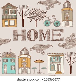 Home.Seamless background.