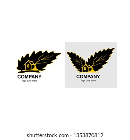 homestay logo natural - vector