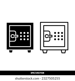 Plantilla de logotipo de ilustración vectorial de icono Homestuff para muchos fines. Aislado sobre fondo blanco.