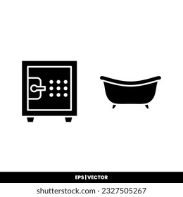 Homestuff icon vector illustration logo template for many purpose. Isolated on white background.