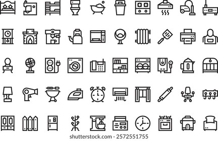 Homestuff icons High-Quality Vector Icons Collection with Editable Stroke. Ideal for Professional and Creative Projects.