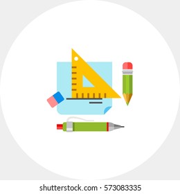 Homework flat icon