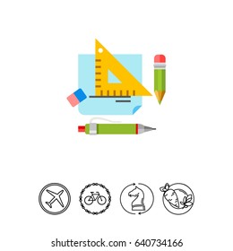 Homework flat icon