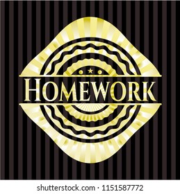 Homework golden badge