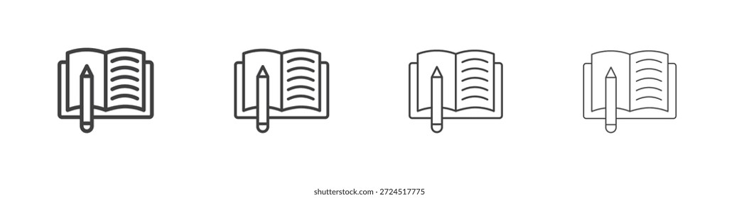 Concepto de icono de tarea Pictograma lineal. Ilustración de elemento simple.